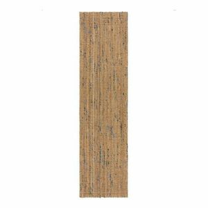 Niebiesko-naturalny chodnik z juty tkany ręcznie 60x300 cm Jute Boucle Blue – Flair Rugs obraz