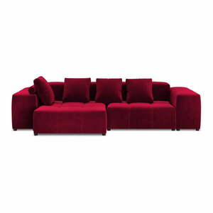 Czerwony aksamitny podłokietnik do sofy modułowej Rome Velvet - Cosmopolitan Design obraz