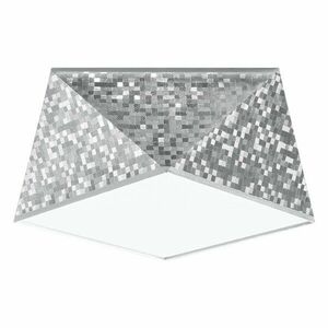 Lampa sufitowa w kolorze srebra 25x25 cm Koma – Nice Lamps obraz