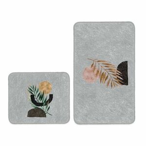Szare dywaniki łazienkowe zestaw 2 szt. 60x100 cm – Mila Home obraz