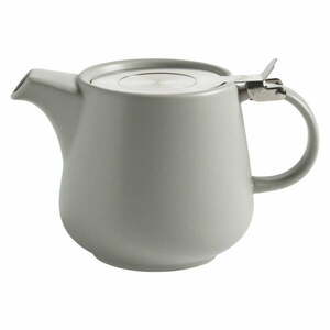 Jasnoszary porcelanowy dzbanek do herbaty z sitkiem Maxwell & Williams Tint, 600 ml obraz