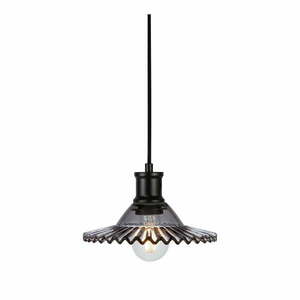 Czarna lampa wisząca ze szklanym kloszem ø 21, 5 cm Novia – Markslöjd obraz