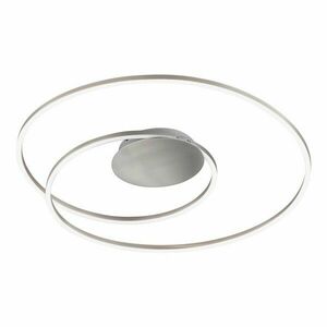 Lampa sufitowa LED w kolorze srebra ze zdalnym sterowaniem i ściemniaczem Holy – Fischer & Honsel obraz