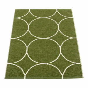 Ciemnozielony dywan odpowiedni na zewnątrz 70x100 cm Boo Dark Olive – Pappelina obraz