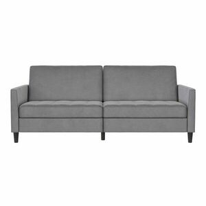 Jasnoszara aksamitna sofa 207 cm Presley – Støraa obraz