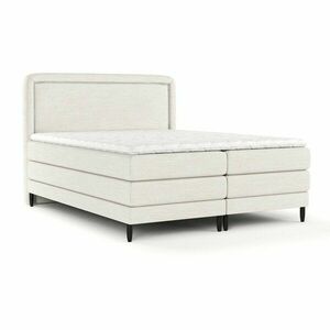 Kremowe łóżko boxspring 140x200 cm Dove – Maison de Rêve obraz
