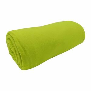 Jasnozielony polarowy koc 150x200 cm Plain – JAHU collections obraz