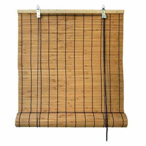 Bambusowa roleta w naturalnym kolorze 90x220 cm Zeva – Gardinia obraz