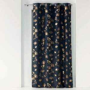 Zasłona w granatowo-złotym kolorze 140x260 cm Bloomy – douceur d'intérieur obraz