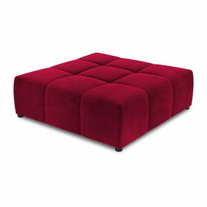 Czerwony moduł aksamitnej sofy Rome Velvet - Cosmopolitan Design obraz