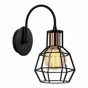 Kinkiet w czarno-brązowym kolorze ø 17 cm Kapadokya – Opviq lights obraz