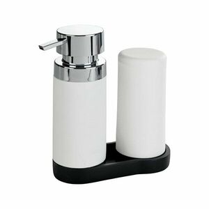 Zestaw 2 białych dozowników do płynu do naczyń Wenko Squeeze, 250 ml obraz