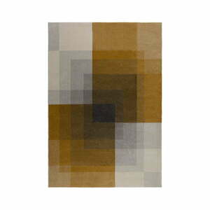 Szaro-żółty dywan Flair Rugs Plaza, 160x230 cm obraz