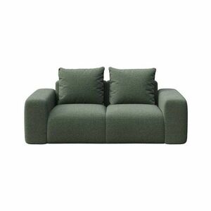 Zielona sofa z materiału bouclé 212 cm Monce – Rodier obraz