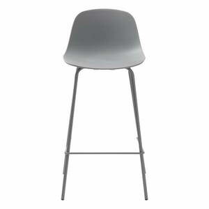 Szary plastikowy hoker 92, 5 cm Whitby – Unique Furniture obraz