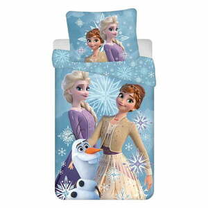Bawełniana jednoosobowa pościel dziecięca 140x200 cm Frozen – Jerry Fabrics obraz