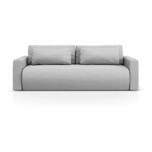 Jasnoszara rozkładana sofa ze schowkiem 238 cm Belfast – Cosmopolitan Design obraz
