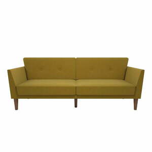 Żółta rozkładana sofa 205 cm Regal – Novogratz obraz