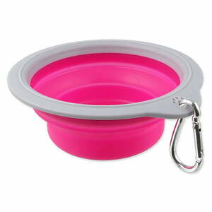 Plastikowa miska podróżna dla psów ø 18 cm Dog Fantasy – Plaček Pet Products obraz