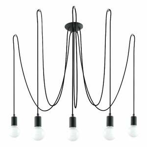 Czarna lampa wisząca 300x300 cm Spider – Nice Lamps obraz