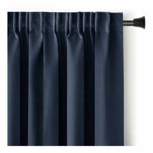 Ciemnoniebieska zaciemniająca zasłona termiczna 140x245 cm Pleat – Restilo obraz