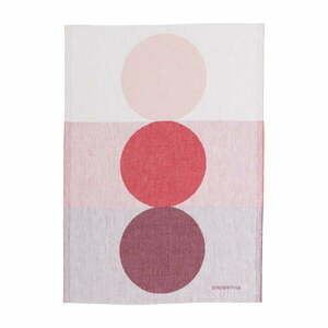 Ścierka z mieszanki lnu 46x66 cm Otto Red – Pappelina obraz