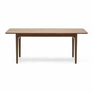 Rozkładany stół z dodatkowym blatem w dekorze orzecha 100x200 cm Elan – Kave Home obraz
