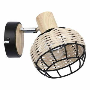 Czarno-kremowy kinkiet ø 12 cm Tajga – Candellux Lighting obraz