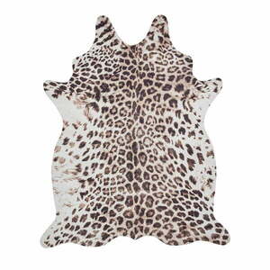 Brązowo-beżowy dywan 155x130 cm Faux Leopard – Think Rugs obraz