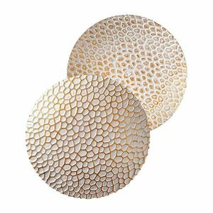 Kinkiet w biało-złotym kolorze LED ø 21 cm Yosma – Opviq lights obraz