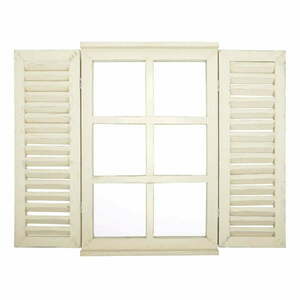 Lustro z drewnianą ramą ogrodowe 39x59 cm Window – Esschert Design obraz