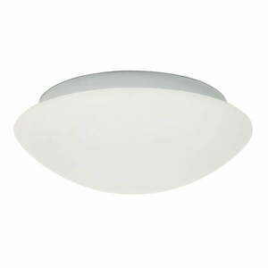 Biała lampa sufitowa ze szklanym kloszem ø 40 cm Nina – Candellux Lighting obraz