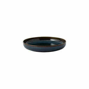 Ciemnoniebieski głęboki porcelanowy talerz ø 21, 5 cm Crafted Denim – like | Villeroy & Boch obraz