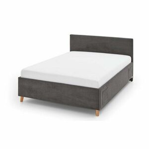 Antracytowe łóżko dziecięce 120x200 cm Cool – Meise Möbel obraz