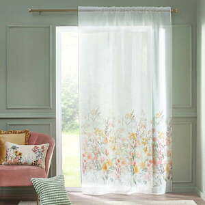 Biała firanka z woalu 140x183 cm Countryside Floral – Catherine Lansfield obraz