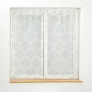 Białe firanki z woalu zestaw 2 szt. 60x90 cm Levita – douceur d'intérieur obraz