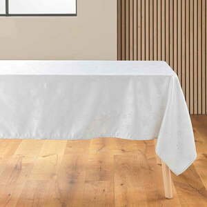 Obrus żakardowy ze świątecznym motywem 140x300 cm Flocons – douceur d'intérieur obraz