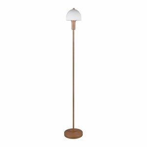 Lampa stojąca w kolorze brązu ze szklanym kloszem (wysokość 120 cm) Glenn – Trio obraz