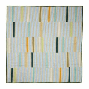 Zielona bawełniana narzuta na łóżko dwuosobowe 260x260 cm Twist – Hübsch obraz