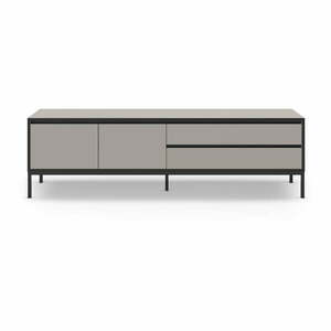 Szarobeżowa szafka pod TV 180x55 cm Lorenza – Marckeric obraz
