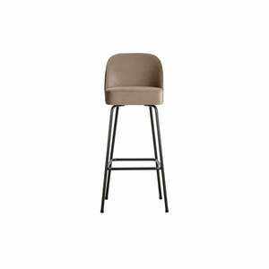 Beżowy aksamitny hoker 103 cm Vogue – BePureHome obraz