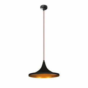 Czarna metalowa lampa wisząca Opviq lights Leon obraz