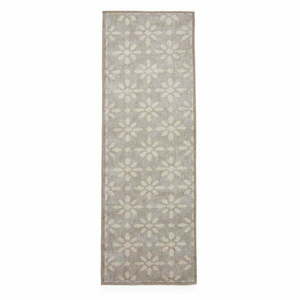 Jasnoszary chodnik odpowiedni do prania 76x230 cm Coral Light Grey – Think Rugs obraz