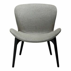 Szary fotel z materiału bouclé Paragon – DAN-FORM Denmark obraz