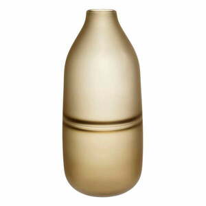 Brązowy szklany wazon Hübsch Frosted, wys. 30 cm obraz