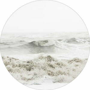 Obraz ø 70 cm Breaking Waves – Malerifabrikken obraz