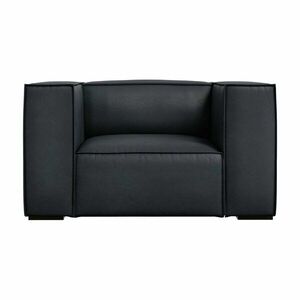 Ciemnoniebieski skórzany fotel Madame – Windsor & Co Sofas obraz