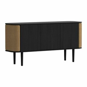 Brązowa niska komoda w dekorze dębu 150x75 cm Treasures – UMAGE obraz