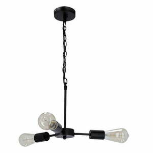 Czarna metalowa lampa wisząca Sparta – Candellux Lighting obraz