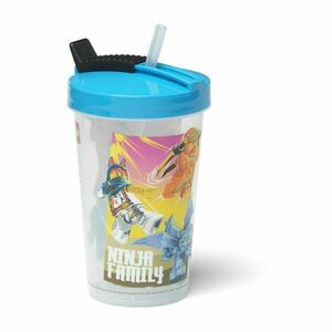 Niebieska butelka dla dzieci 500 ml Ninjago – LEGO® obraz